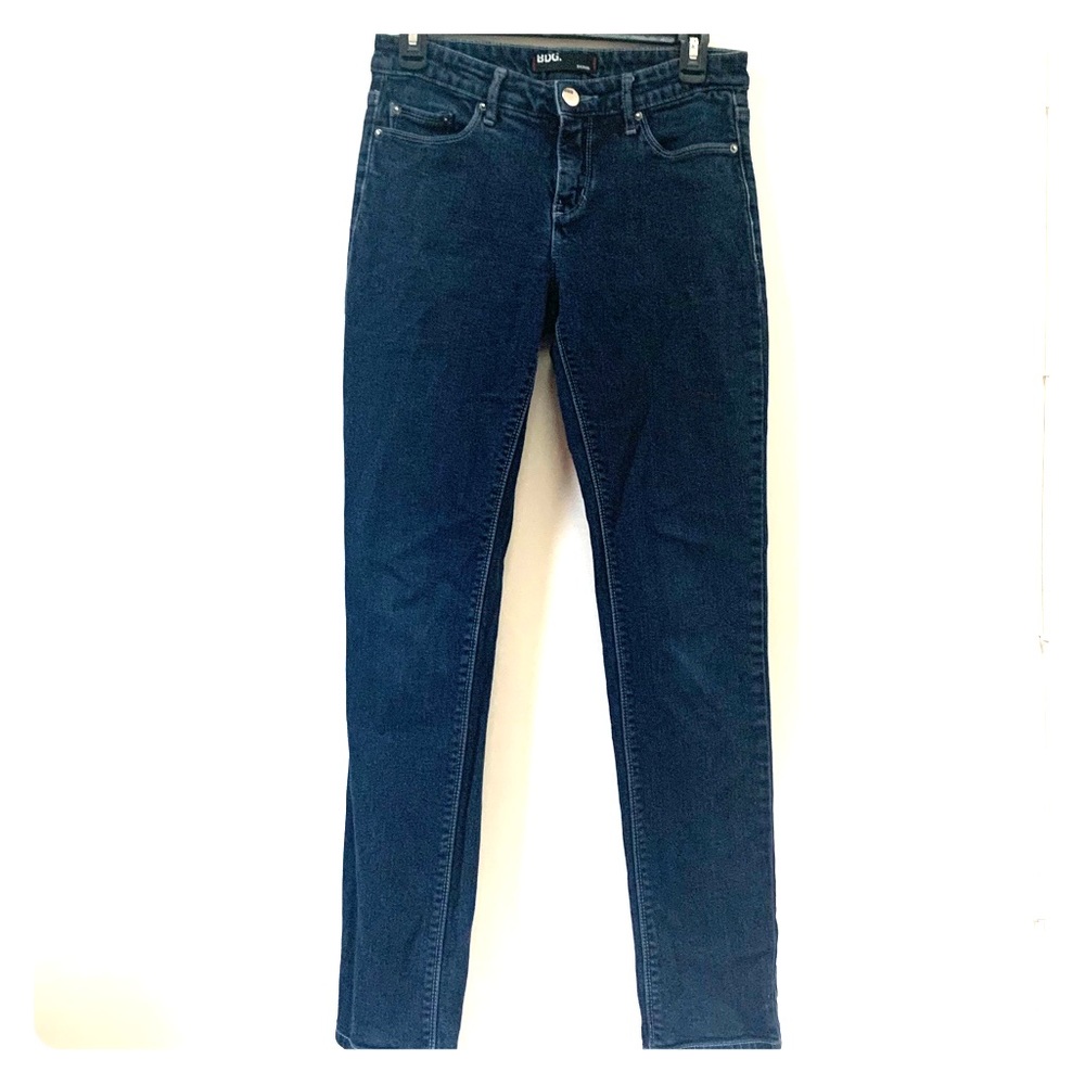 BDG dark was skinny bootcut jeans